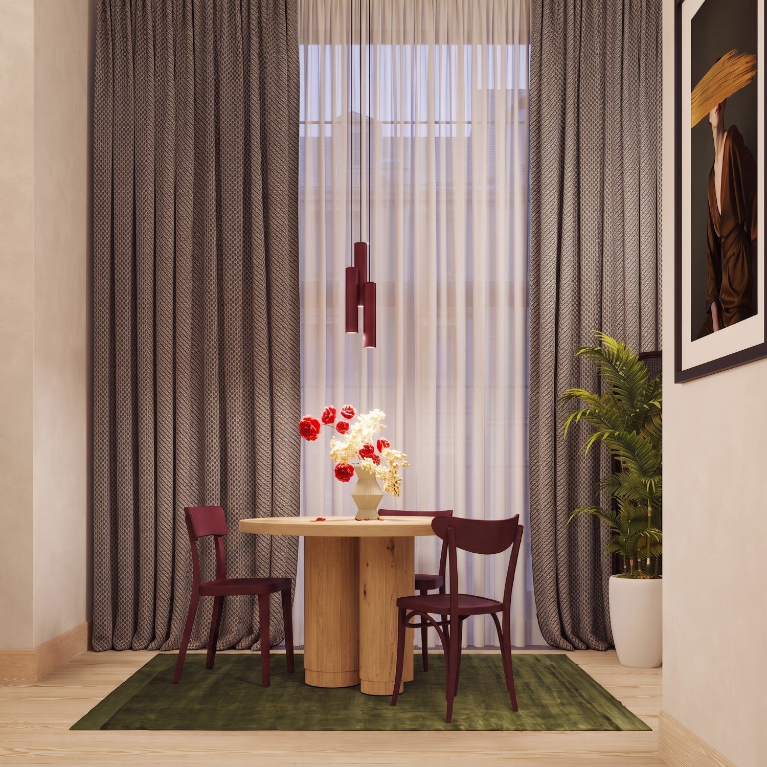 Wall Lamp Lagos Burgundy Uncategorized Great Lighting UK Ltd