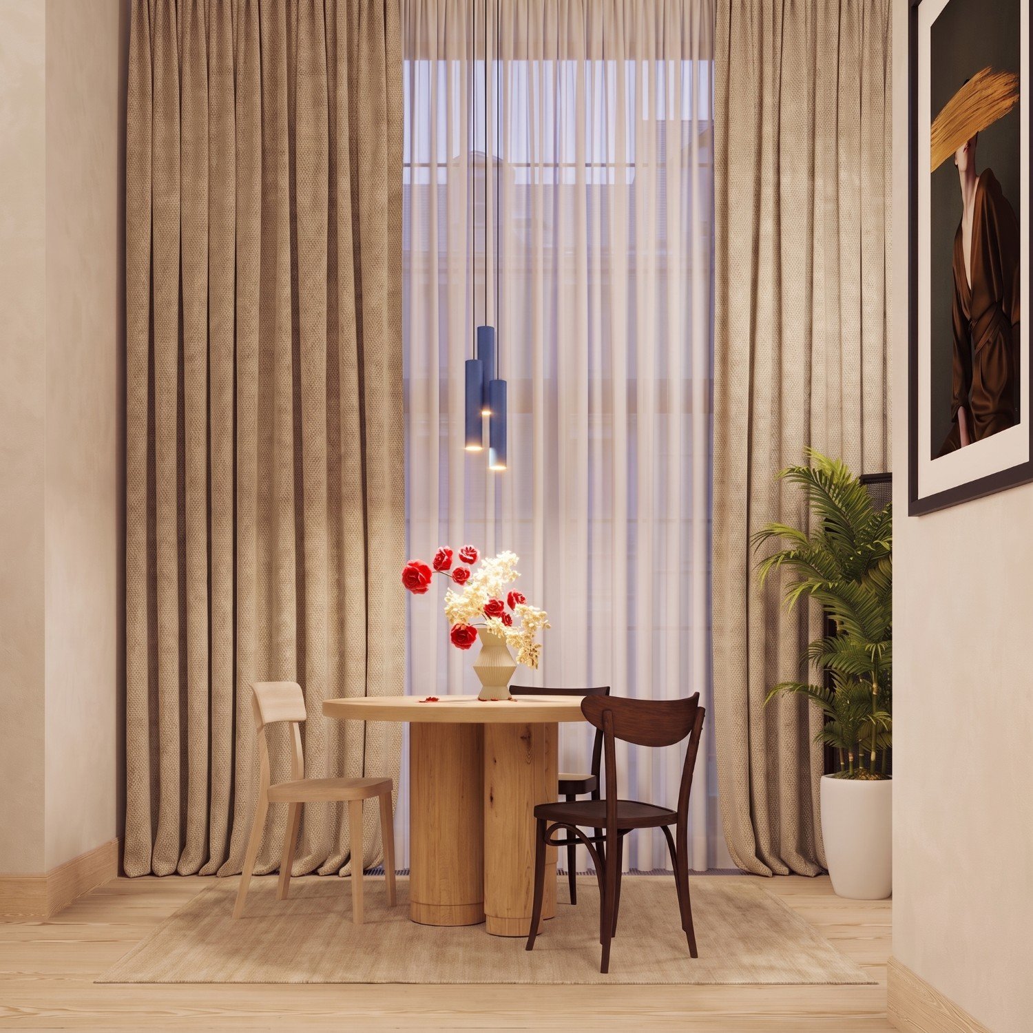 Pendant Lamp Lagos 1 Ultramarine Uncategorized Great Lighting UK Ltd