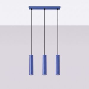Pendant Lamp Lagos 3L Ultramarine Uncategorized Great Lighting UK Ltd