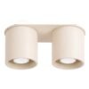 Ceiling Lamp Orbis 2 Beige Uncategorized Great Lighting UK Ltd