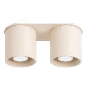Ceiling Lamp Orbis 2 Beige Uncategorized Great Lighting UK Ltd