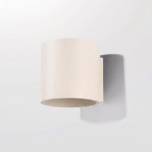 Wall Lamp Orbis 1 Beige Coloured Wall Lights Great Lighting UK Ltd