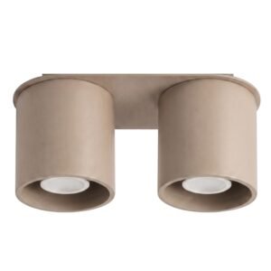 Ceiling Lamp Orbis 2 Taupe Uncategorized Great Lighting UK Ltd