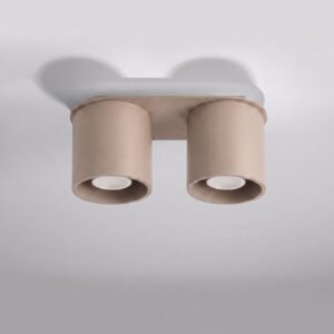 Ceiling Lamp Orbis 2 Taupe Uncategorized Great Lighting UK Ltd