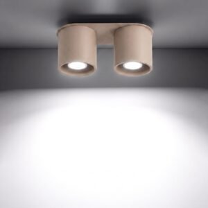 Ceiling Lamp Orbis 2 Taupe Uncategorized Great Lighting UK Ltd