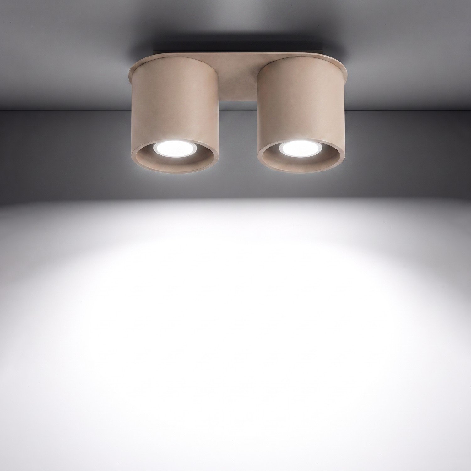 Ceiling Lamp Orbis 2 Taupe Uncategorized Great Lighting UK Ltd