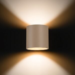 Wall Lamp Orbis 1 Taupe Uncategorized Great Lighting UK Ltd