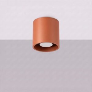 Ceiling Lamp Orbis 1 Red Ochre Uncategorized Great Lighting UK Ltd