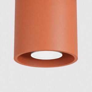 Ceiling Lamp Orbis 1 Red Ochre Uncategorized Great Lighting UK Ltd