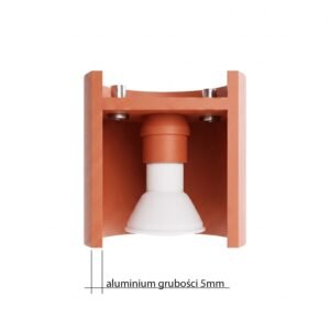 Ceiling Lamp Orbis 1 Red Ochre Uncategorized Great Lighting UK Ltd