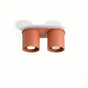 Ceiling Lamp Orbis 2 Red Ochre Uncategorized Great Lighting UK Ltd