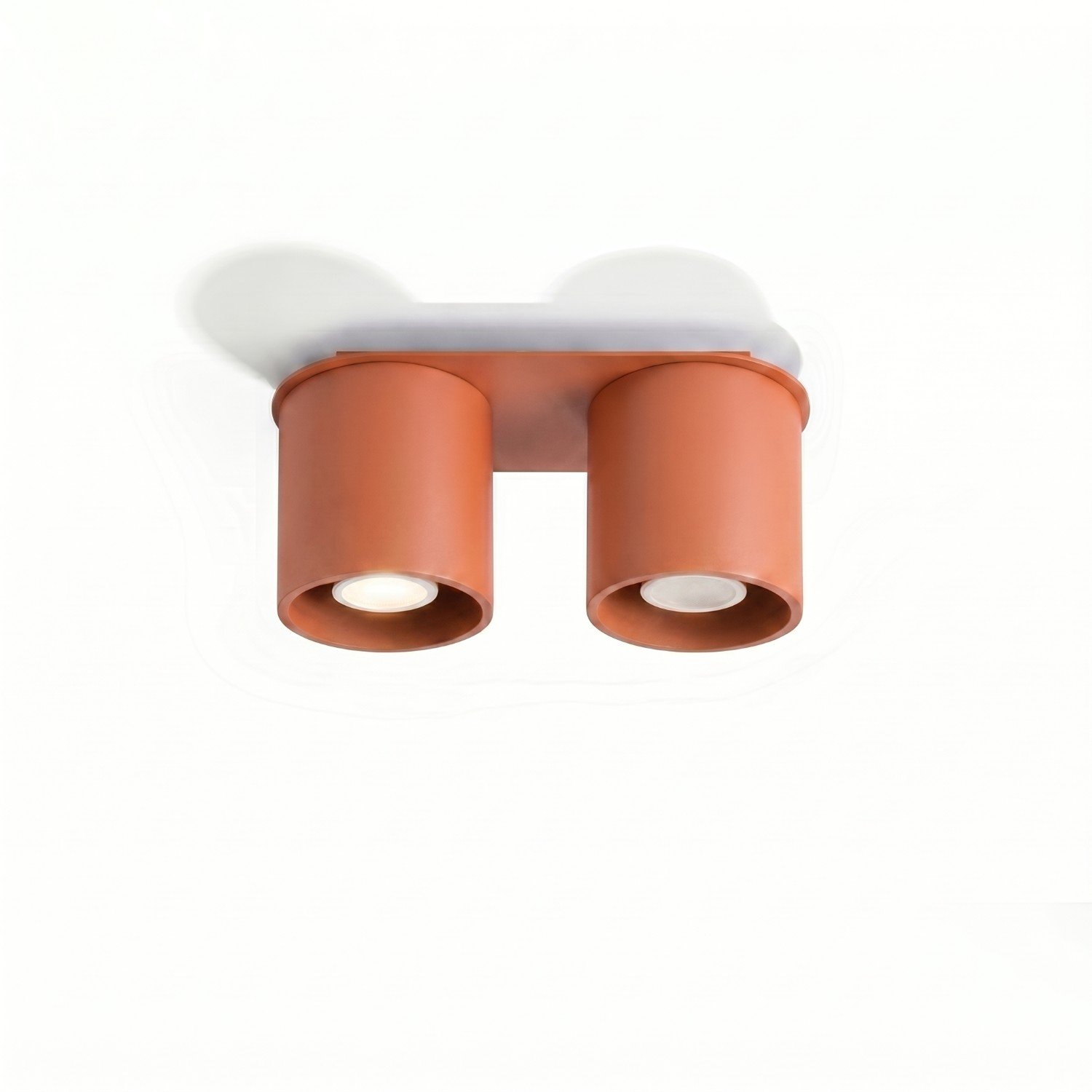Ceiling Lamp Orbis 2 Red Ochre Uncategorized Great Lighting UK Ltd
