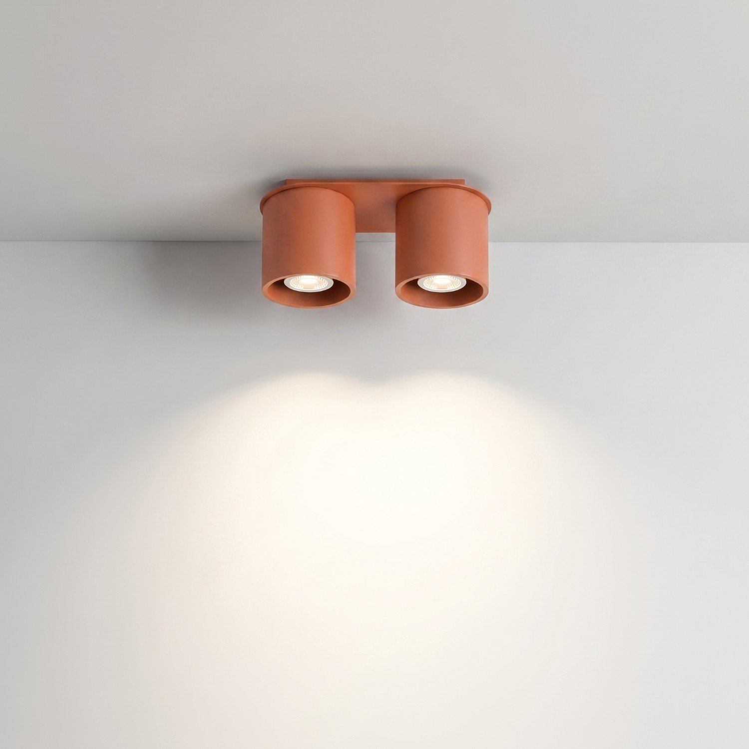Ceiling Lamp Orbis 2 Red Ochre Uncategorized Great Lighting UK Ltd