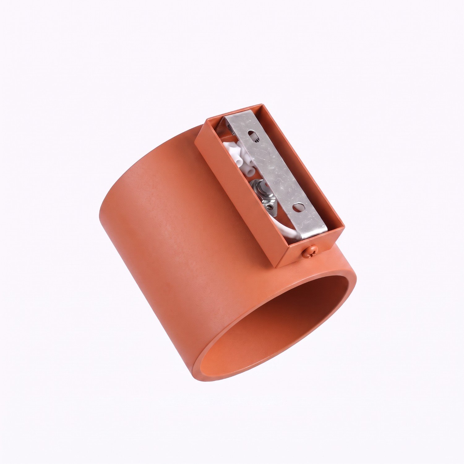 Wall Lamp Orbis 1 Red Ochre Uncategorized Great Lighting UK Ltd