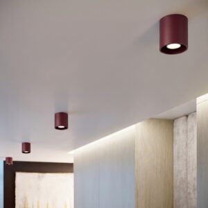 Ceiling Lamp Orbis 1 Burgundy Uncategorized Great Lighting UK Ltd