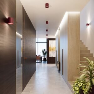 Ceiling Lamp Orbis 1 Burgundy Uncategorized Great Lighting UK Ltd