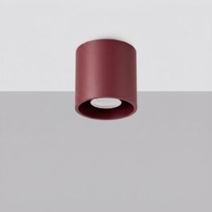 Ceiling Lamp Orbis 1 Burgundy Uncategorized Great Lighting UK Ltd