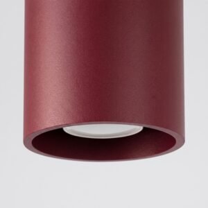 Ceiling Lamp Orbis 1 Burgundy Uncategorized Great Lighting UK Ltd