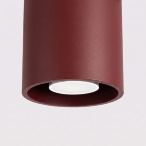 Ceiling Lamp Orbis 1 Burgundy Uncategorized Great Lighting UK Ltd