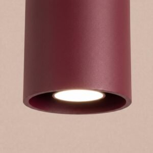 Ceiling Lamp Orbis 1 Burgundy Uncategorized Great Lighting UK Ltd