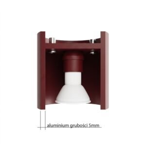 Ceiling Lamp Orbis 1 Burgundy Uncategorized Great Lighting UK Ltd