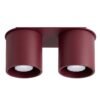 Ceiling Lamp Orbis 2 Burgundy Uncategorized Great Lighting UK Ltd