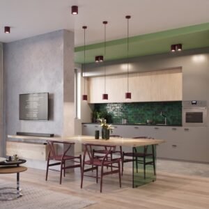 Ceiling Lamp Orbis 2 Burgundy Uncategorized Great Lighting UK Ltd