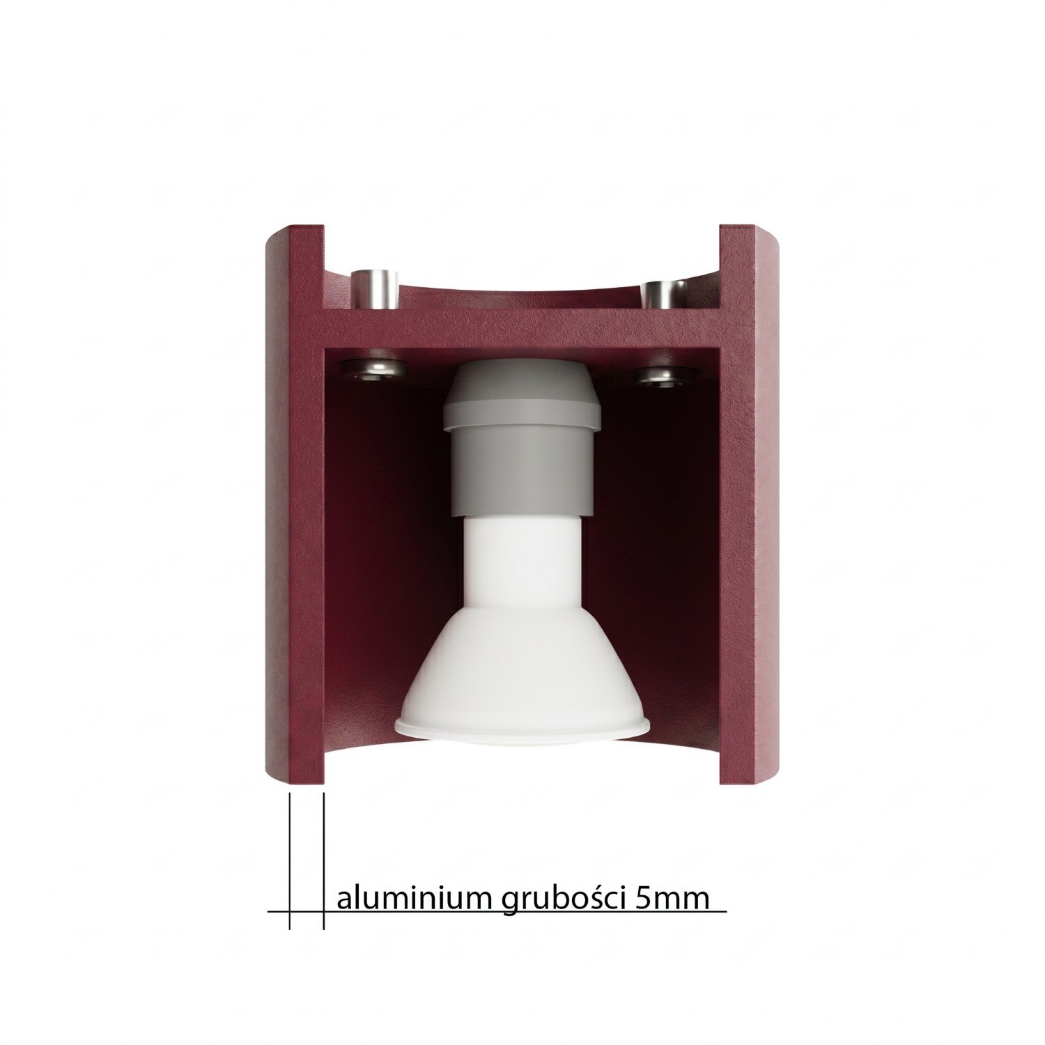Ceiling Lamp Orbis 2 Burgundy Uncategorized Great Lighting UK Ltd