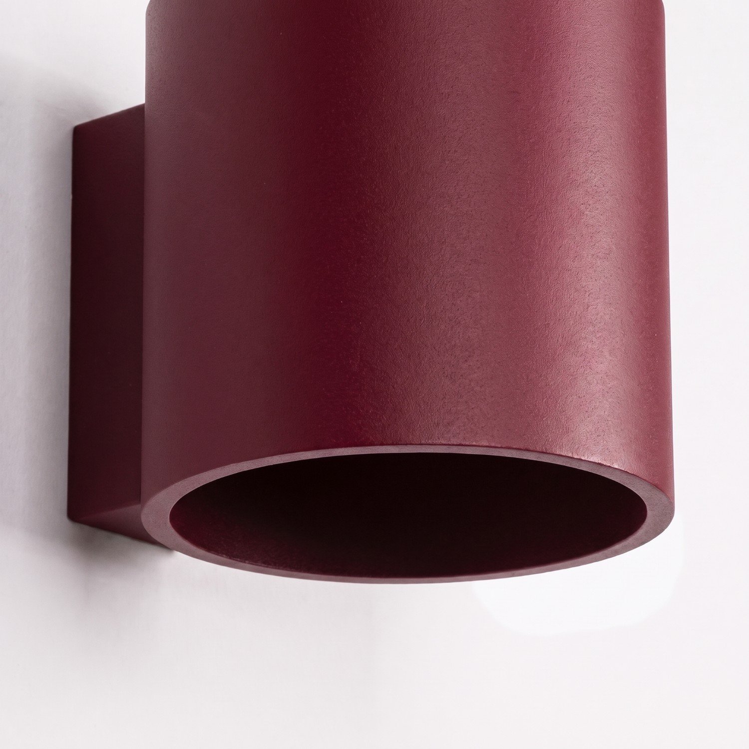 Wall Lamp Orbis 1 Burgundy Uncategorized Great Lighting UK Ltd