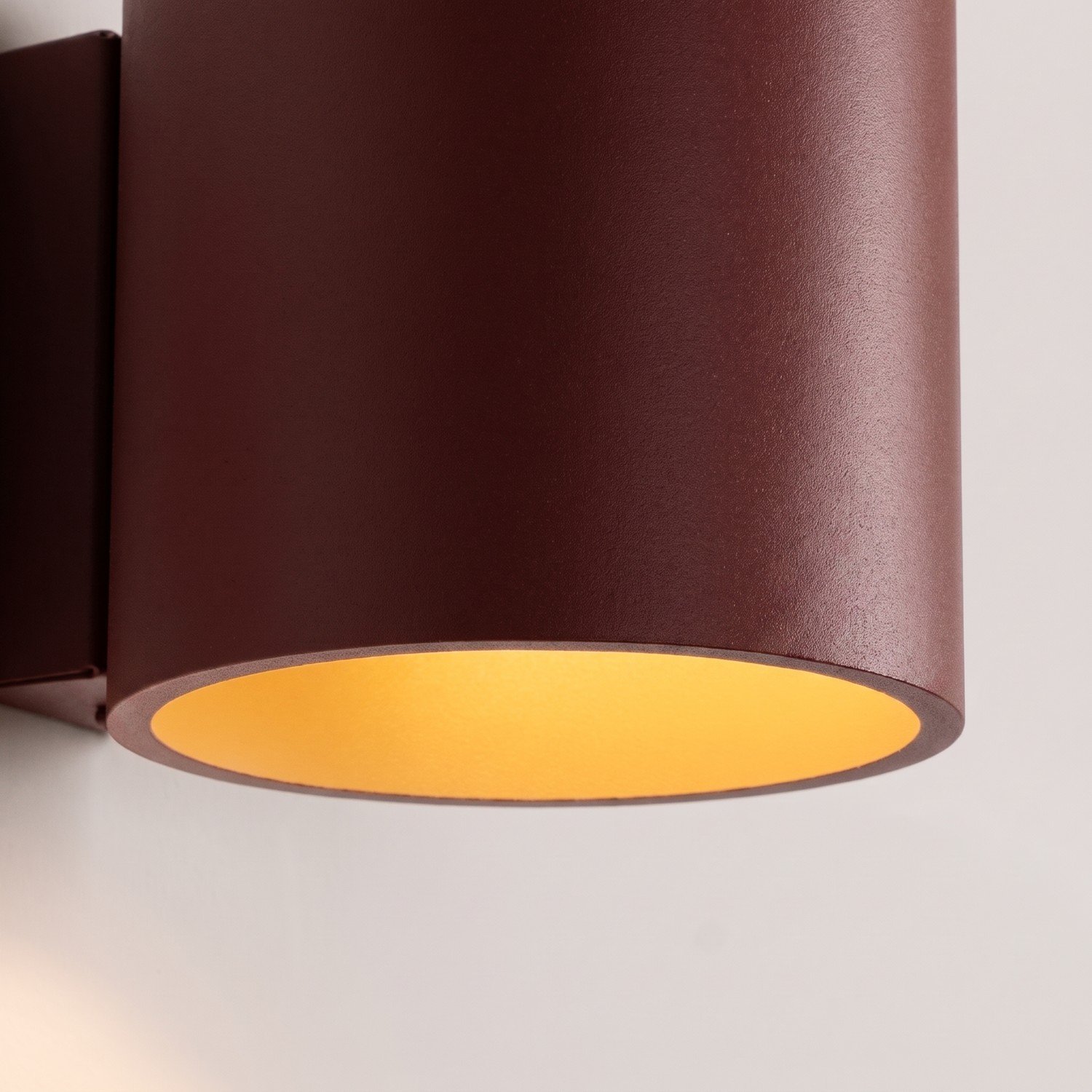 Wall Lamp Orbis 1 Burgundy Uncategorized Great Lighting UK Ltd