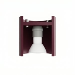 Wall Lamp Orbis 1 Burgundy Uncategorized Great Lighting UK Ltd