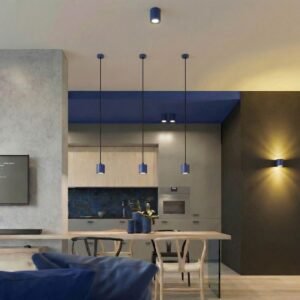 Wall Lamp Orbis 1 Ultramarine Uncategorized Great Lighting UK Ltd