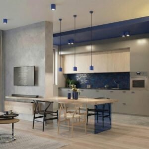 Wall Lamp Orbis 1 Ultramarine Uncategorized Great Lighting UK Ltd