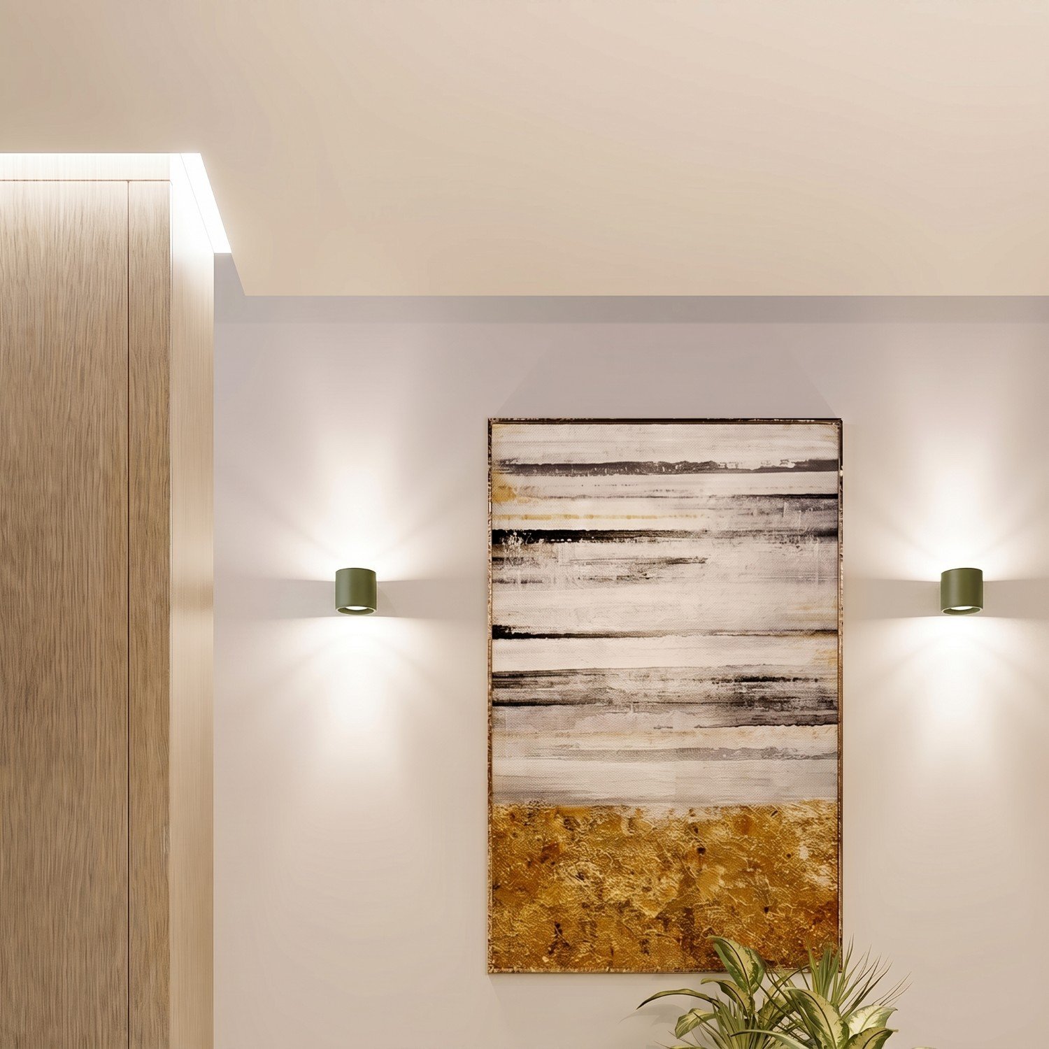 Ceiling Lamp Orbis 1 Olive Green Uncategorized Great Lighting UK Ltd