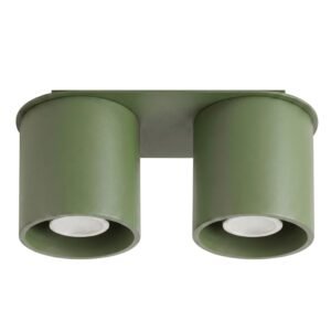 Ceiling Lamp Orbis 2 Olive Green Uncategorized Great Lighting UK Ltd