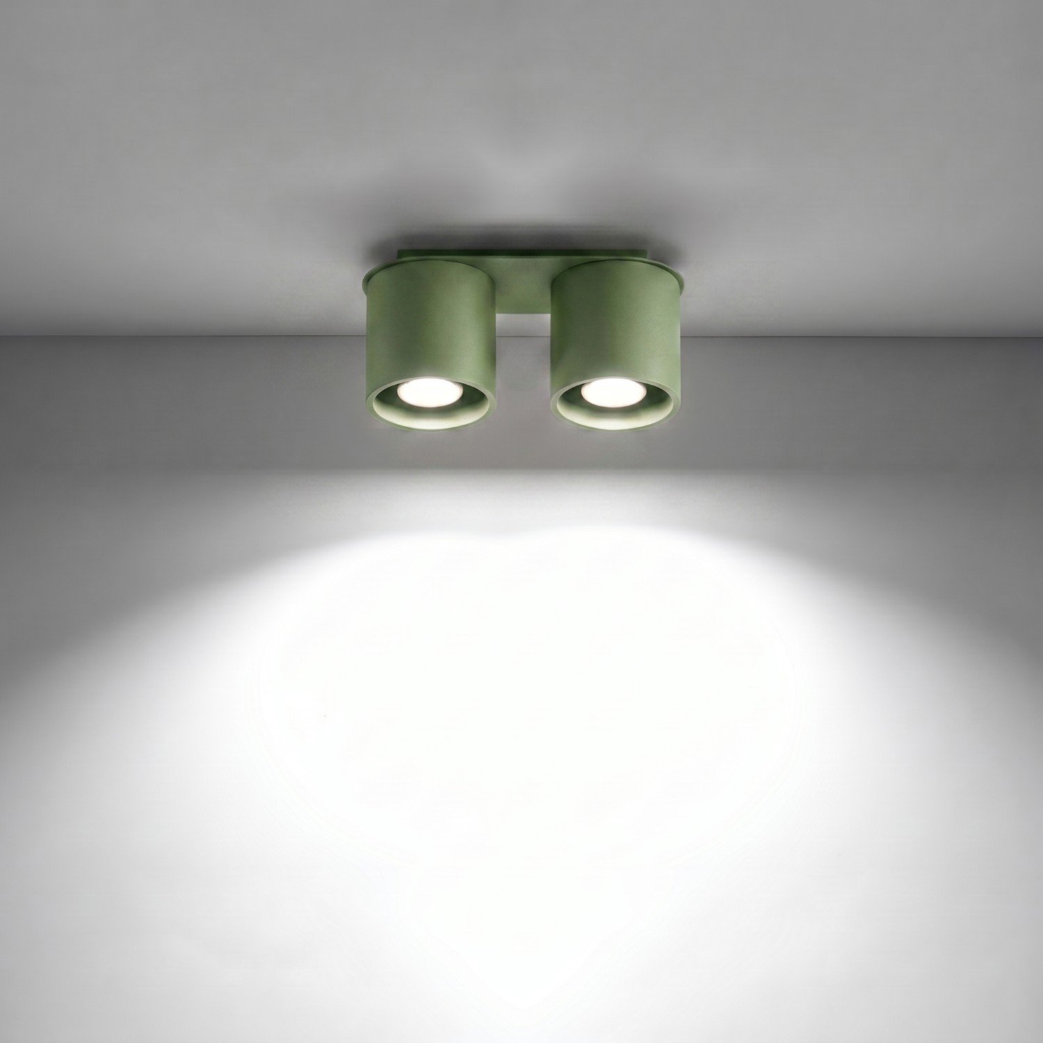 Ceiling Lamp Orbis 2 Olive Green Uncategorized Great Lighting UK Ltd