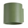 Wall Lamp Orbis 1 Olive Green Uncategorized Great Lighting UK Ltd