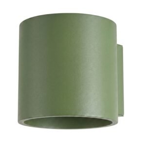 Wall Lamp Orbis 1 Olive Green Uncategorized Great Lighting UK Ltd