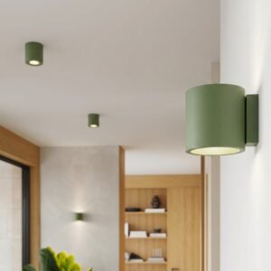 Wall Lamp Orbis 1 Olive Green Uncategorized Great Lighting UK Ltd