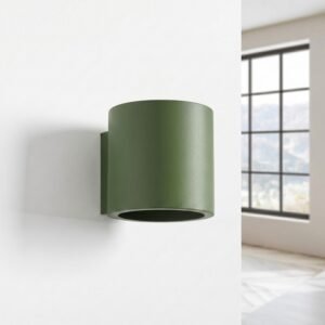 Wall Lamp Orbis 1 Olive Green Uncategorized Great Lighting UK Ltd