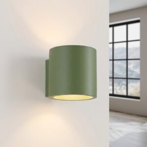 Wall Lamp Orbis 1 Olive Green Uncategorized Great Lighting UK Ltd