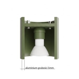 Wall Lamp Orbis 1 Olive Green Uncategorized Great Lighting UK Ltd