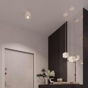 Ceiling Lamp Quad 1 Beige Uncategorized Great Lighting UK Ltd