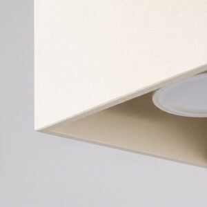 Ceiling Lamp Quad 1 Beige Uncategorized Great Lighting UK Ltd