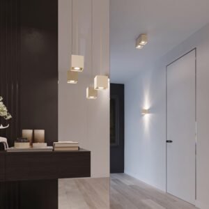 Wall Lamp Quad 1 Beige Uncategorized Great Lighting UK Ltd