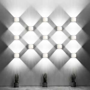 Wall Lamp Quad 1 Beige Uncategorized Great Lighting UK Ltd