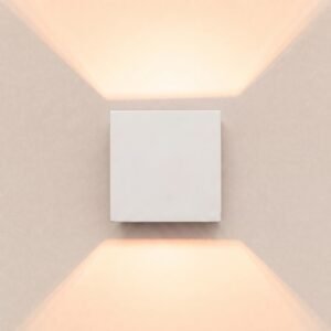 Wall Lamp Quad 1 Beige Uncategorized Great Lighting UK Ltd