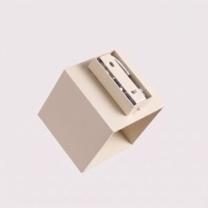 Wall Lamp Quad 1 Beige Uncategorized Great Lighting UK Ltd