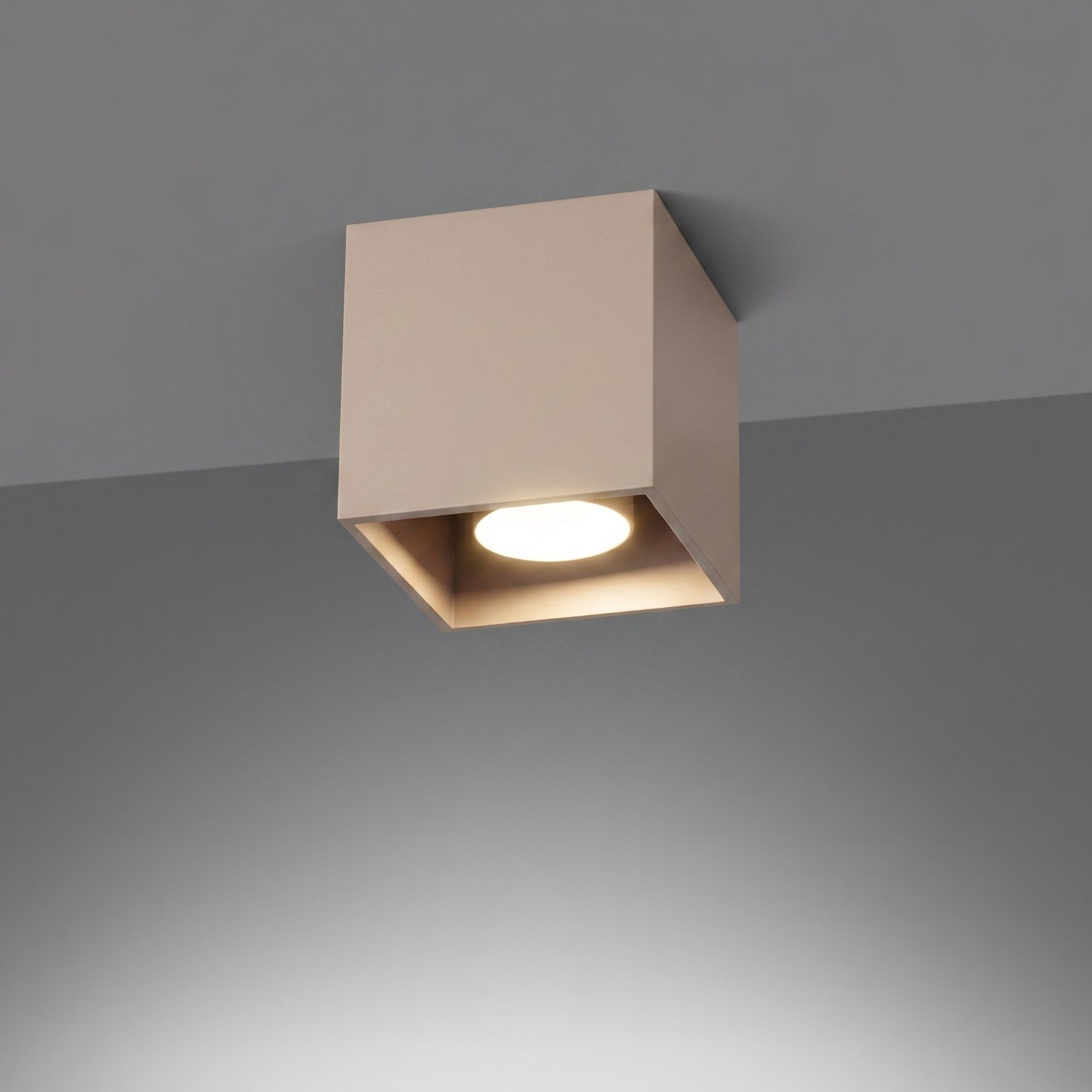 Ceiling Lamp Quad 1 Taupe Uncategorized Great Lighting UK Ltd