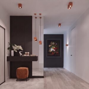 Ceiling Lamp Quad 1 Red Ochre Uncategorized Great Lighting UK Ltd